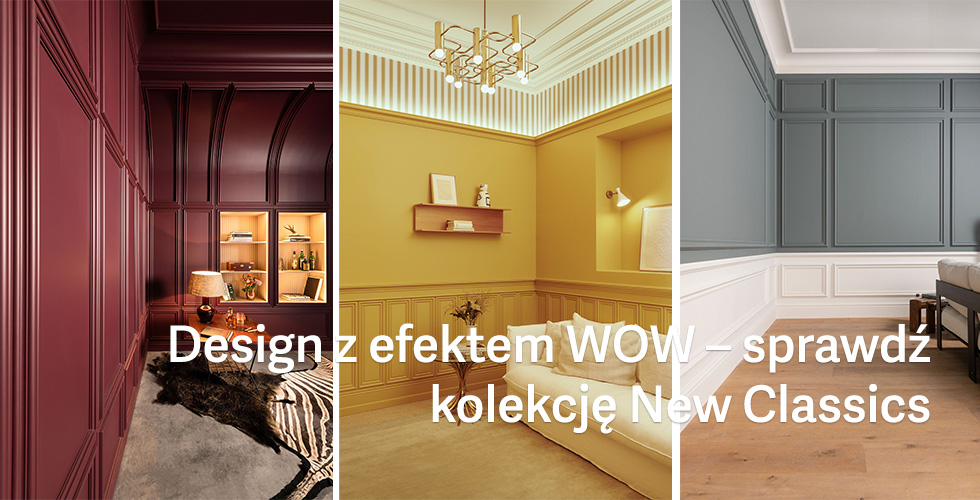 Orac New Classics – 3 spektakularne style sztukaterii, które odmienią Twoje wnętrze